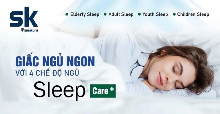 Hướng dẫn kích hoạt tính năng Sleep Care + trên điều hòa Sumikura APS/APO-120/GOLD
