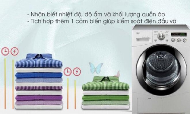 Máy sấy quần áo LG DR80BW