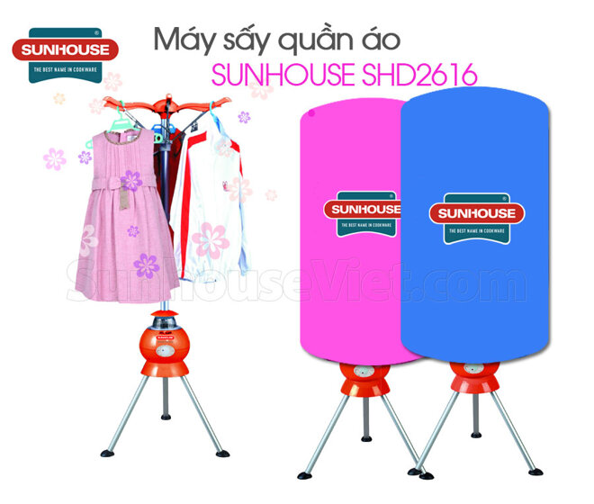 Tủ sấy quần áo Sunhouse có khả năng sấy tốt