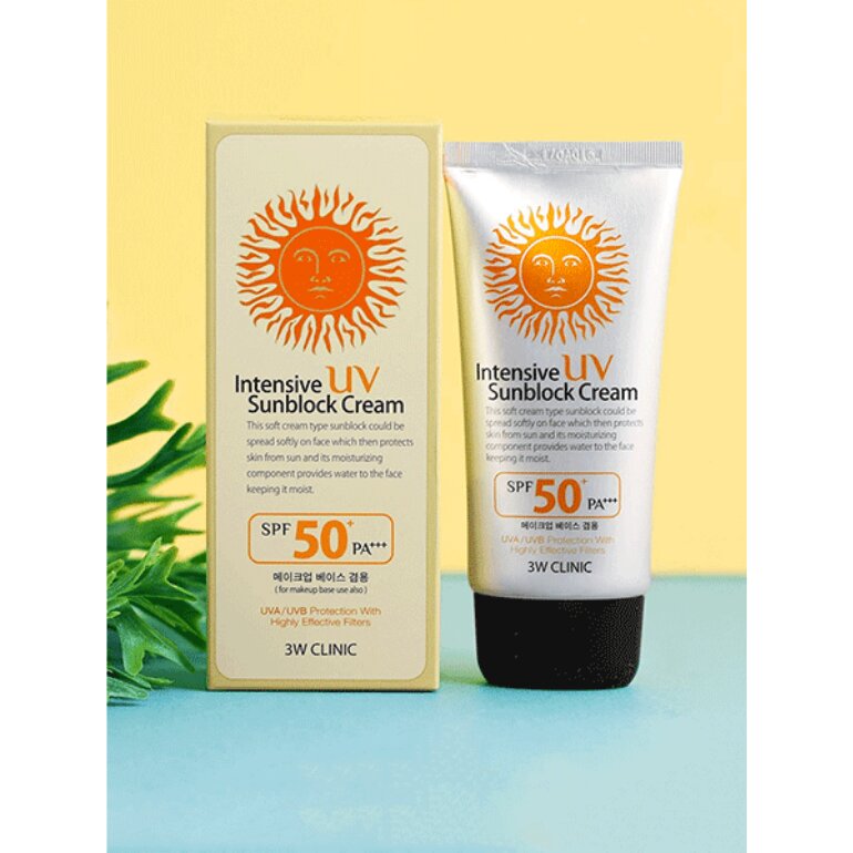 Kem chống nắng Intensive UV Sunblock Cream 3W Clinic