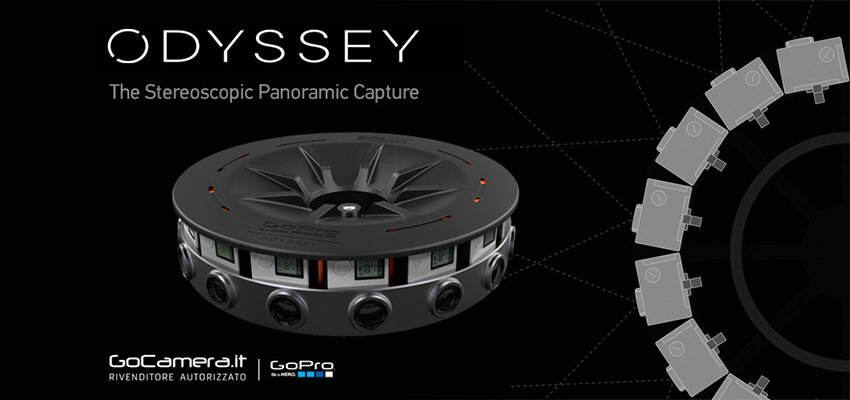 Odyssey kit, hỗ trợ quay video 360 độ
