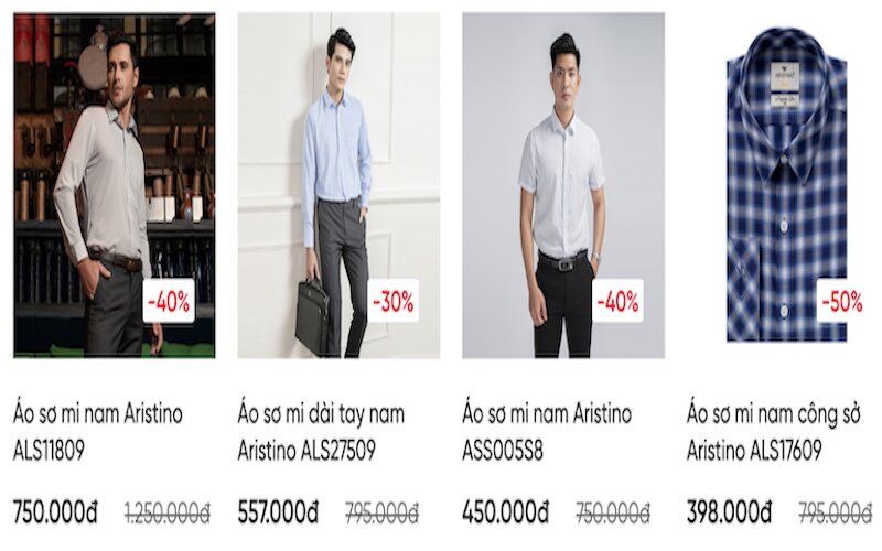 Những chiếc áo sơ mi Aristino được lòng phái nam trong đợt sale Black Friday