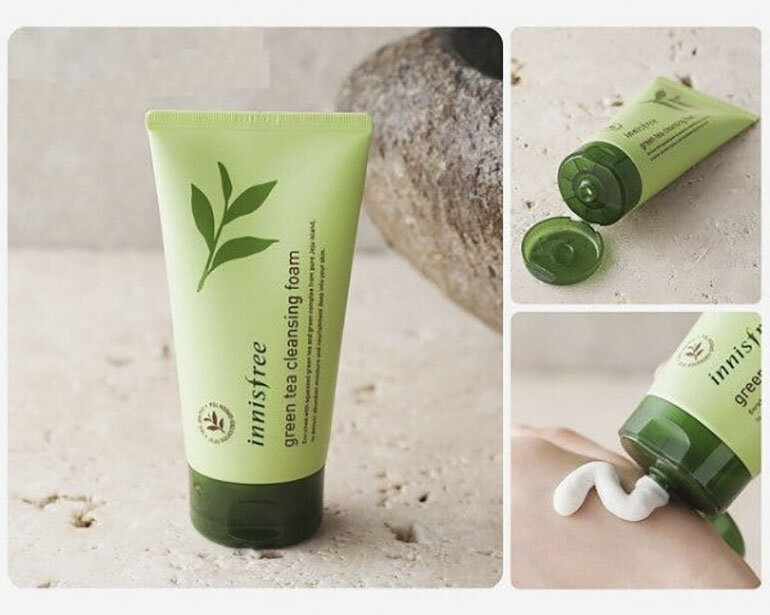 Review sữa rửa mặt Innisfree chiết xuất trà xanh phù hợp nhất với làn da nhạy cảm