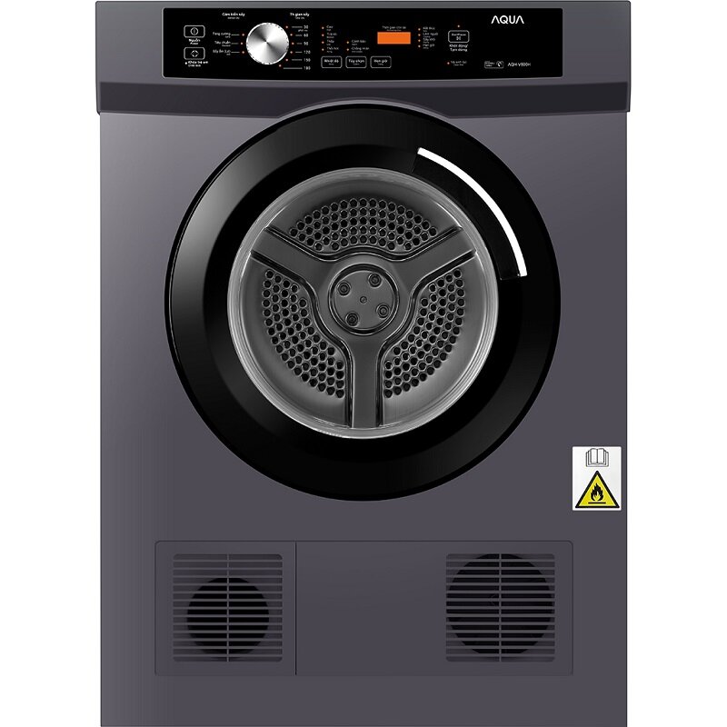 Máy sấy quần áo Aqua 8kg AQH-V800H.SS