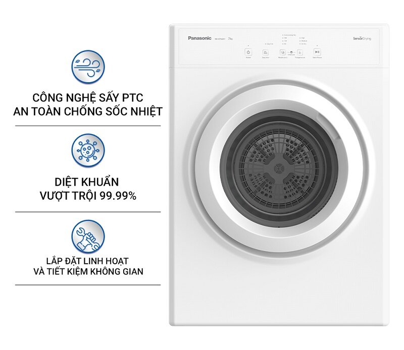 Máy sấy Tumble 7kg NH-E70JA1WVT