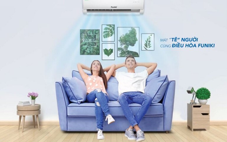 Điều hoà Funiki 18000 BTU 1 chiều Inverter HIC18TMU duy trì mức nhiệt độ ổn định, làm mát hiệu quả