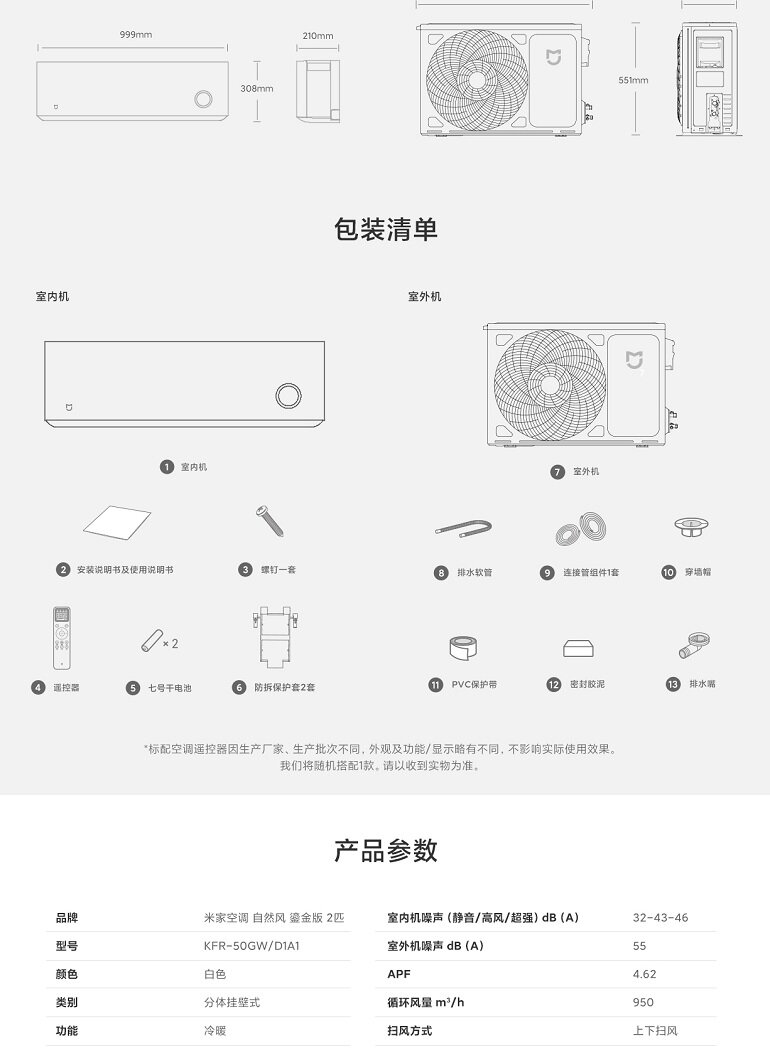 Ưu nhược điểm của điều hoà Xiaomi Mijia KFR-50GW / D1A1