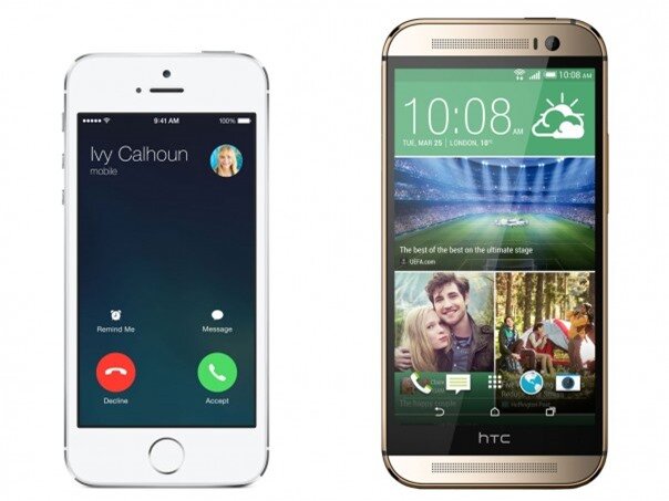 iPhone 5 vs HTC One (M8)