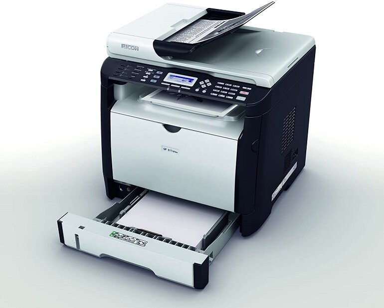 Khay giấy của máy in laser Ricoh SP 311SFNw