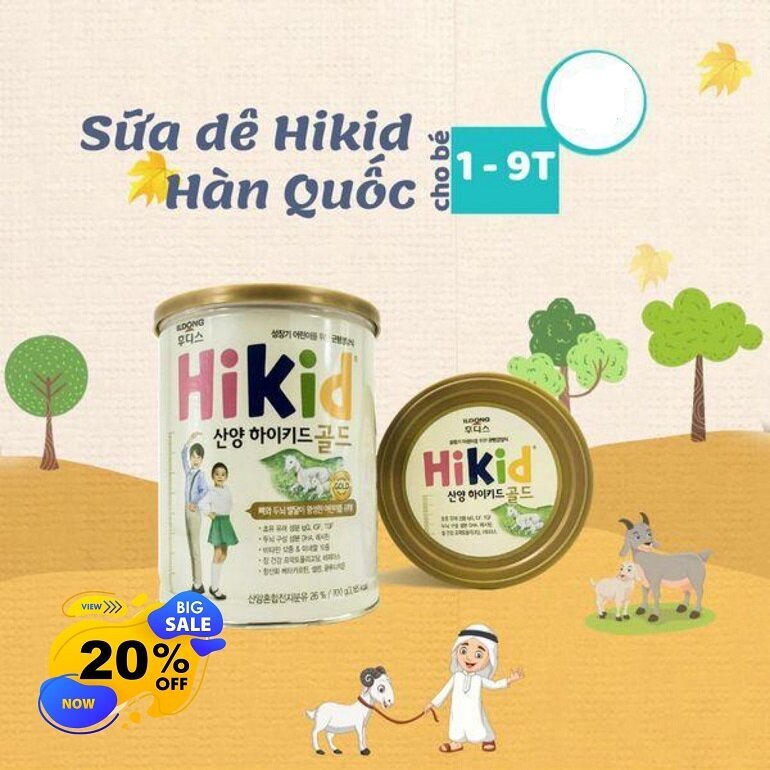 Sữa dê hữu cơ từ Hàn Quốc cung cấp đầy đủ thành phần dinh dưỡng cho trẻ