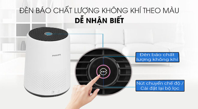 Máy lọc không khí Philips AC0820 là một thiết bị hữu ích giúp bảo vệ sức khỏe cho cả gia đình.