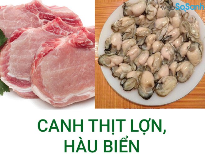 Canh thịt lợn, hàu biển trị mất ngủ