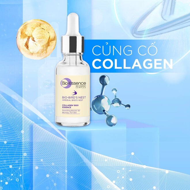 Serum BIO-BIRD’S NEST giàu tổ yến và collagen giúp cải thiện độ đàn hồi chuyên sâu, cải thiện vẻ săn chắc mướt mịn cho làn da chớm lão hóa.