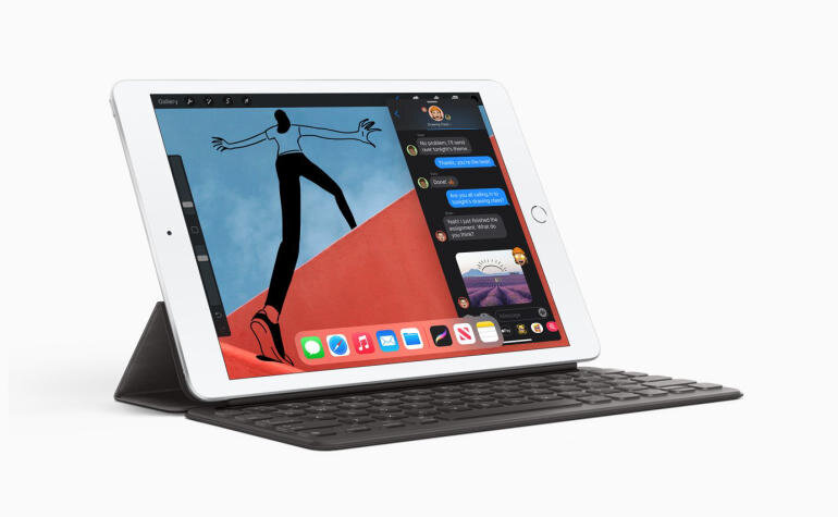 Thiết kế màn hình iPad 8 ấn tượng đem đến sự tiện ích cho người dùng