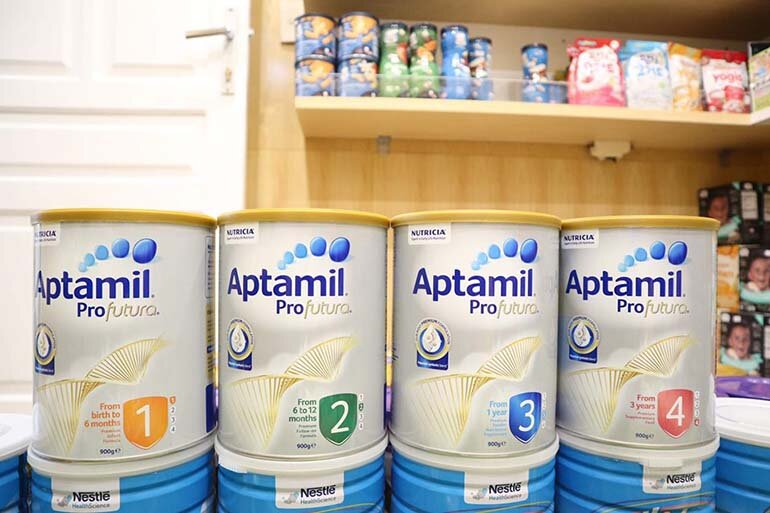 Aptamil là sữa mát, hỗ trợ tốt cho hệ tiêu hóa của trẻ