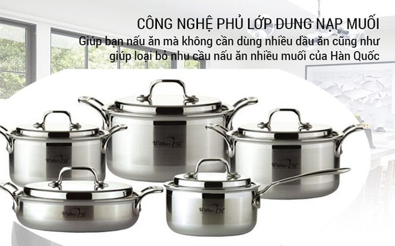 Bộ nồi dùng cho bếp từ PoongNyun WTPIHV