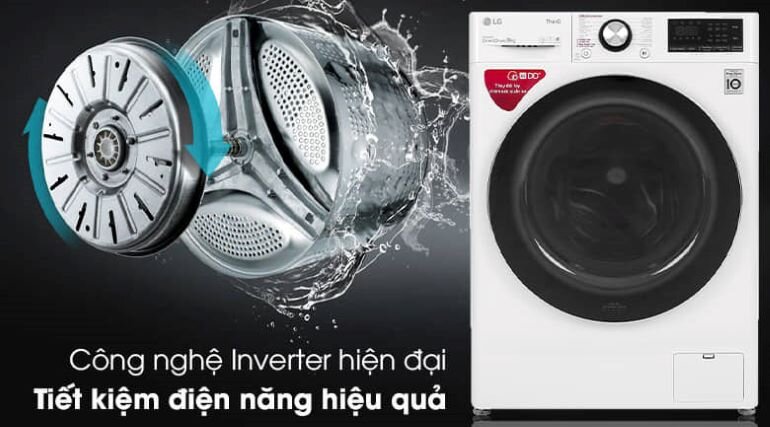 Máy giặt LG 10 kg FV1410S5W