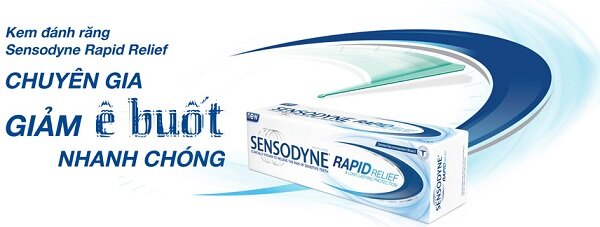 Kem đánh răng giảm ê buốt Sensodyne Rapid Relief