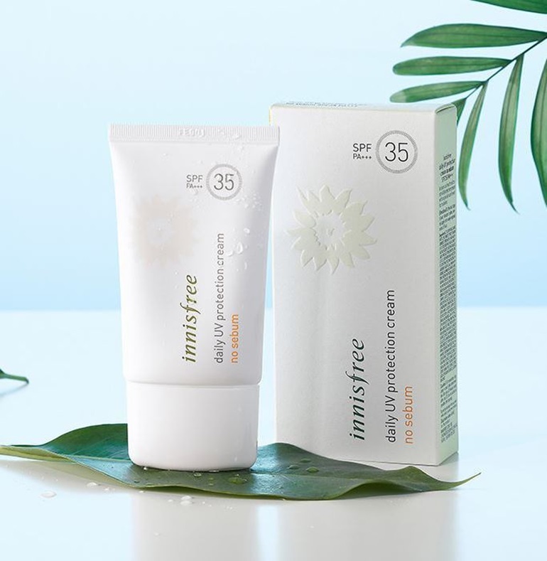 Kem chống nắng innisfree dành cho da dầu