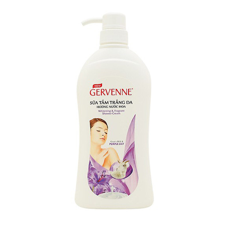 Sữa tắm Gervenne trắng da