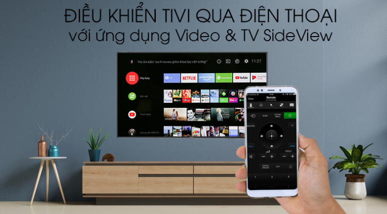 Tính năng Smart Tivi Sony 55 inch 55X9000F, 4K HDR tiện ích 