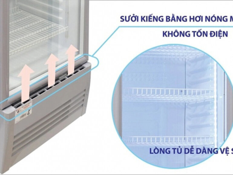 Tủ mát VH-408WL được người dùng yêu thích bởi khả năng làm lạnh và dung tích chứa lớn.