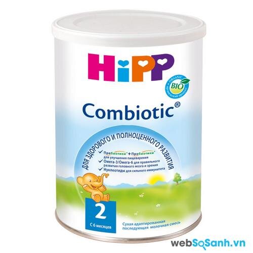 Hipp 2 Combiotic Organic hộp thiếc 350g có giá từ 237.200 đồng