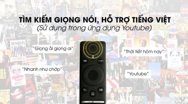 Có hỗ trợ tìm kiếm bằng giọng nói qua remote thông minh