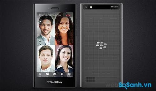 BlackBerry Leap là lựa chọn để selfie tốt hơn với camera 2 MP