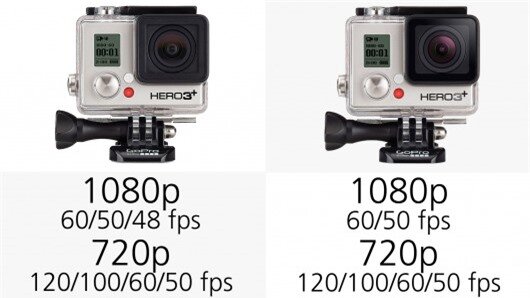 All of the GoPro Hero3+ or Hero4 Black and Silver camera can shoot Full HD 1080p video at ...