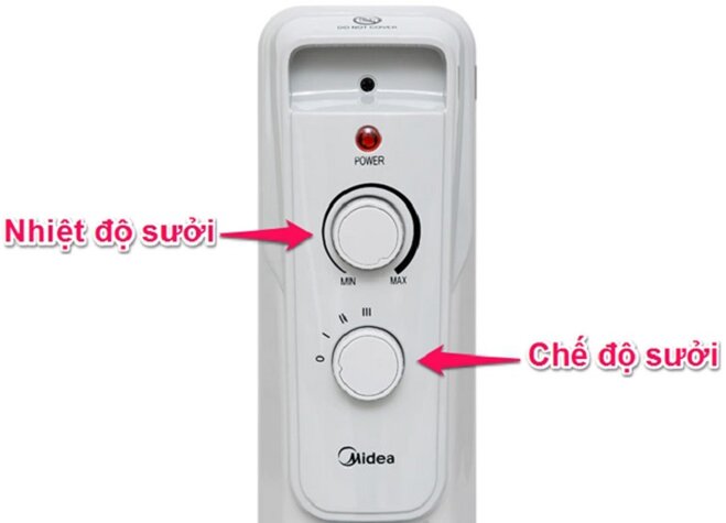 Quạt sưởi dầu Midea MH-O23-11A