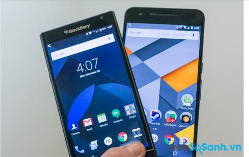 Bạn chọn BlackBerry Priv hay Nexus 6P ?