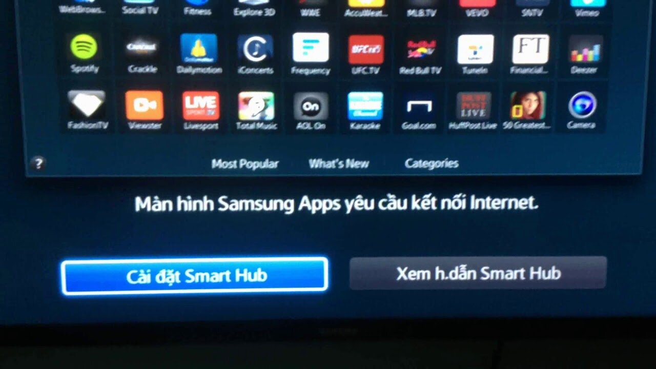 Tivi Samsung không kết nối Internet có thể xuất phát từ lỗi phần mềm