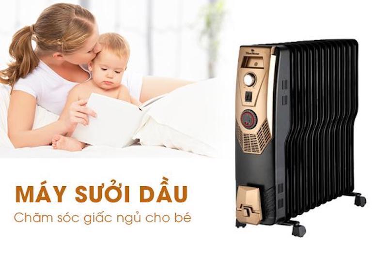 Máy sưởi cho bé tốt nhất hiện nay