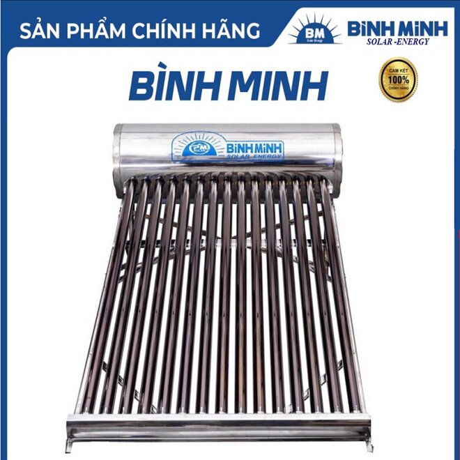 Đánh giá chi tiết máy nước nóng năng lượng mặt trời Bình Minh