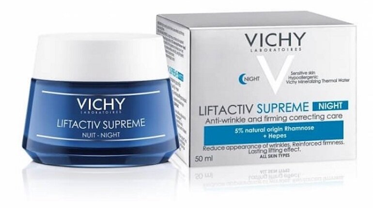 Kem chống lão hóa cho da dầu Vichy LiftActiv Supreme Anti-Wrinkle Night Cream