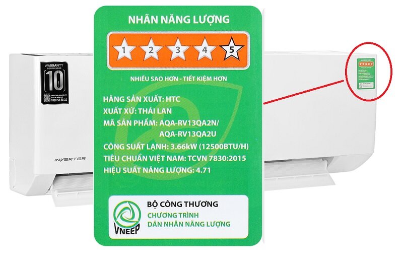 đánh giá điều hòa AQA-RV13QA2 tiết kiệm điện