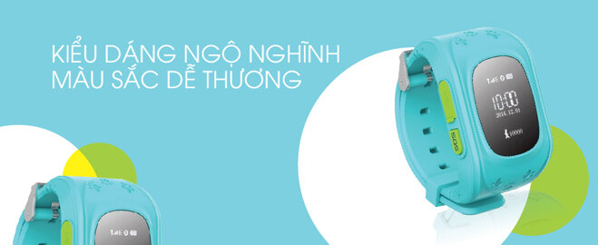 đồng hồ thông minh trẻ em GPS Y2 ngộ nghĩnh hấp dẫn, kiểu dáng thân thiện 