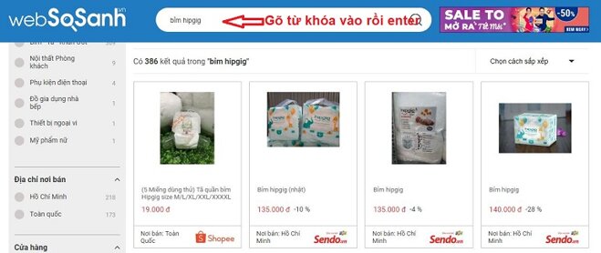 Mua bỉm Hipgig A và B ở đâu?