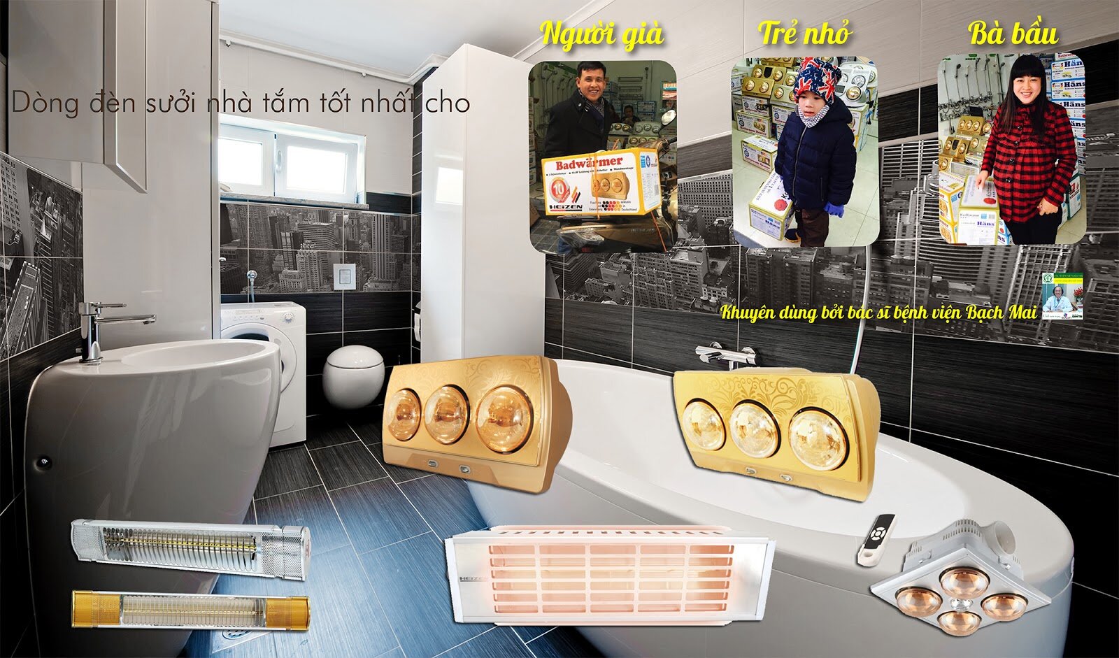 Ưu điểm của đèn sưởi Halogen đối với người dùng