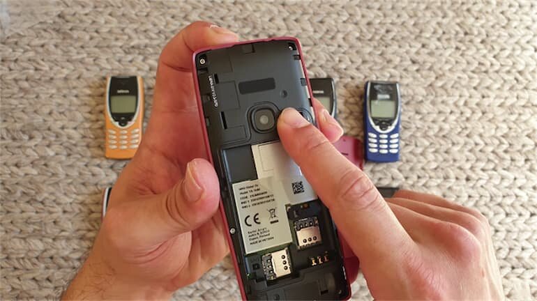 Nokia 8210 4G với thời lượng pin sử dụng được lâu dài