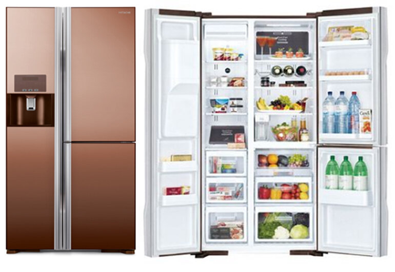 Tủ lạnh Hitachi Side by Side Mirror 584L R-M700GPGV2X