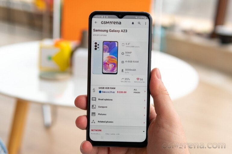 Đánh giá cấu hình hiệu năng samsung galaxy a23 4G