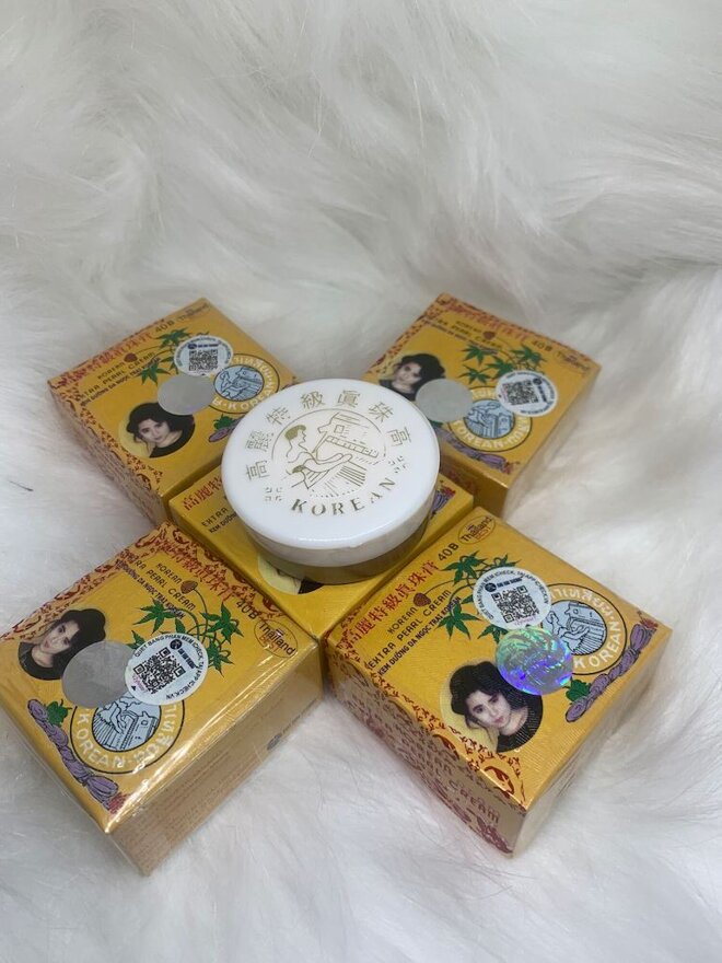 Korean pearl skin cream