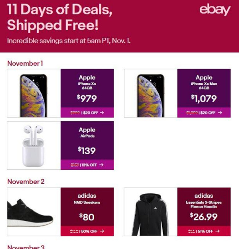 Ebay Black Friday 2018