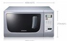 Lò vi sóng điện tử Samsung MW73C - 20 lít, 850W