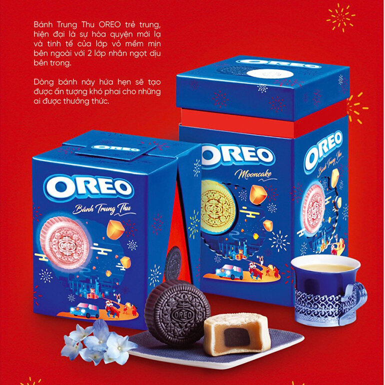 Bánh trung thu Oreo thơm ngon, lạ miệng được người tiêu dùng yêu thích