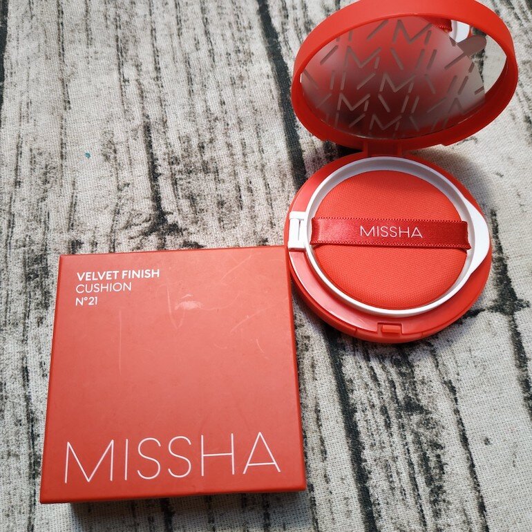 Đánh giá về phấn nước Missha đỏ Velvet Finish Cushion