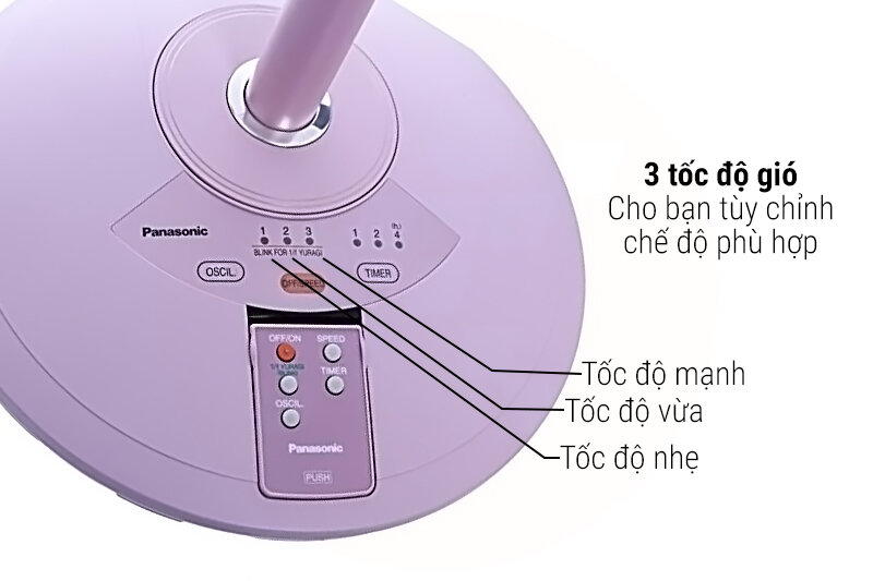 Đánh giá quạt cây Panasonic F-308NH: Thổi gió dễ chịu, êm ái không gây ồn!