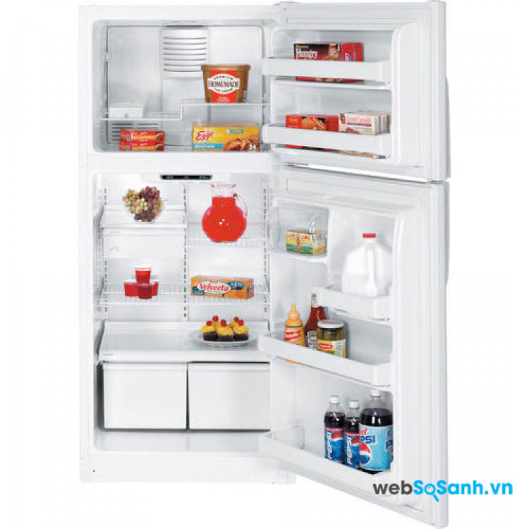 Tủ lạnh có ngăn đá trên cùng khá phổ biến hiện nay